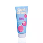 url Bites Mega Definition Strong Hold Gel zselé világoskék tubusban, rózsaszín málna grafikával és fehér kupakkal.