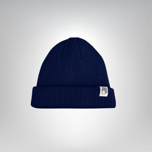 Szatén bélésű sapka, sötétkék