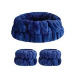 Hair and wristband set - pink