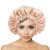 Satin bonnet, champagne-beige