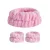 Hair and wristband set - pink