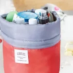 Multifunctional toiletry bag- coral