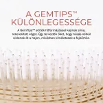 A Bounce Curl GemTips™ sörtevégek közelről – hőformázott, lekerekített végek a kíméletes, húzásmentes fésüléshez