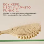 A Bounce Curl EdgeLift kefe négy funkciója: kifésülés, formázás, tincsek definiálása és fejbőrmasszázs