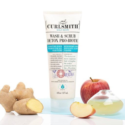 Wash & Scrub Detox Pro-Biotic sampon, 237 ml