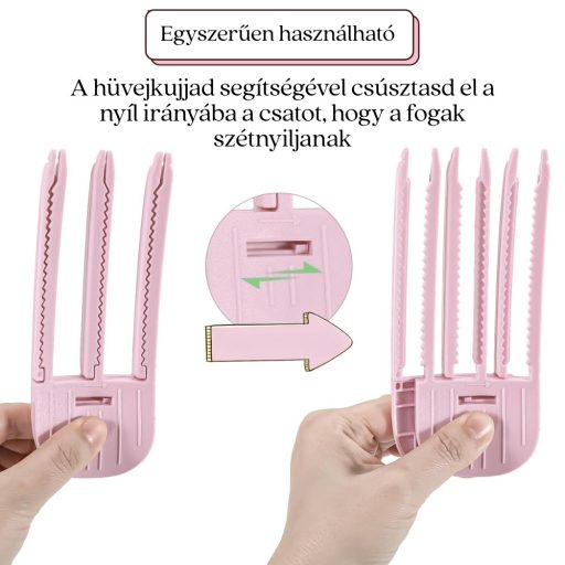 Hajtőemelő csat-pink