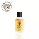 Jessicurl Oil Blend tápláló hajolaj fekete kupakos fehéres flakonban, sárga címkével a fényes tincsekért.