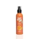 Curl Bites 2 Minute Refresh Serum narancssárga flakonban, pumpás adagolóval és narancs grafikával a címkén.