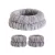 Hair and wristband set - grey