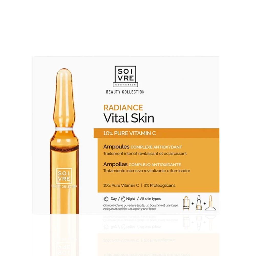 Soivre Vital Skin ragyogásfokozó ampulla, 10 x 2 ml
